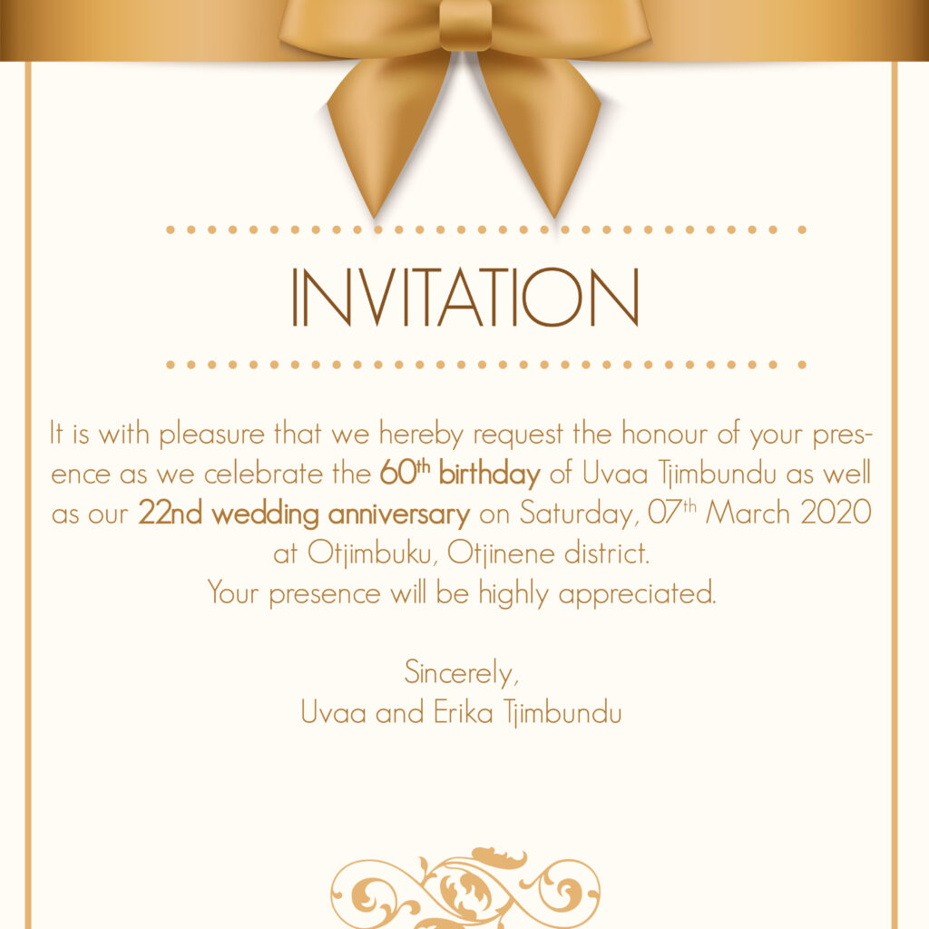 INVITATION DESIGN 1 INVITATION DESIGN 1